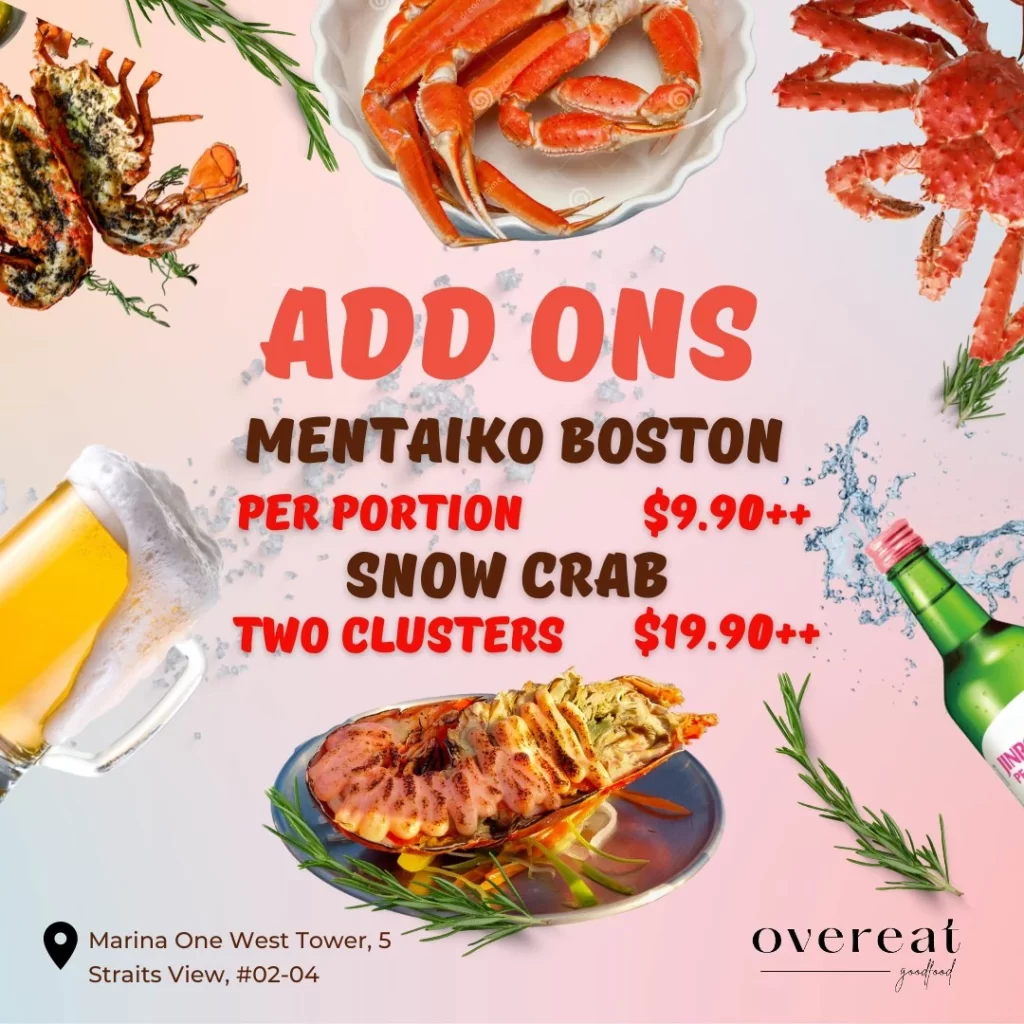 Overeat Buffet Add ons